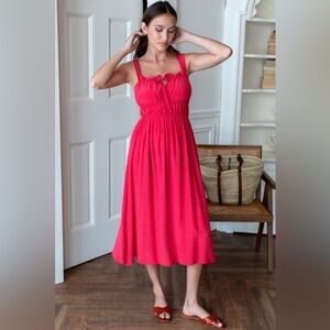 Emerson Fry PIPA DRESS - ROCOCCO RED - Medium